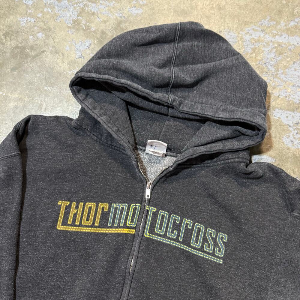 Vintage Y2K Thor Motocross‎ Zip Up Hoodie XL